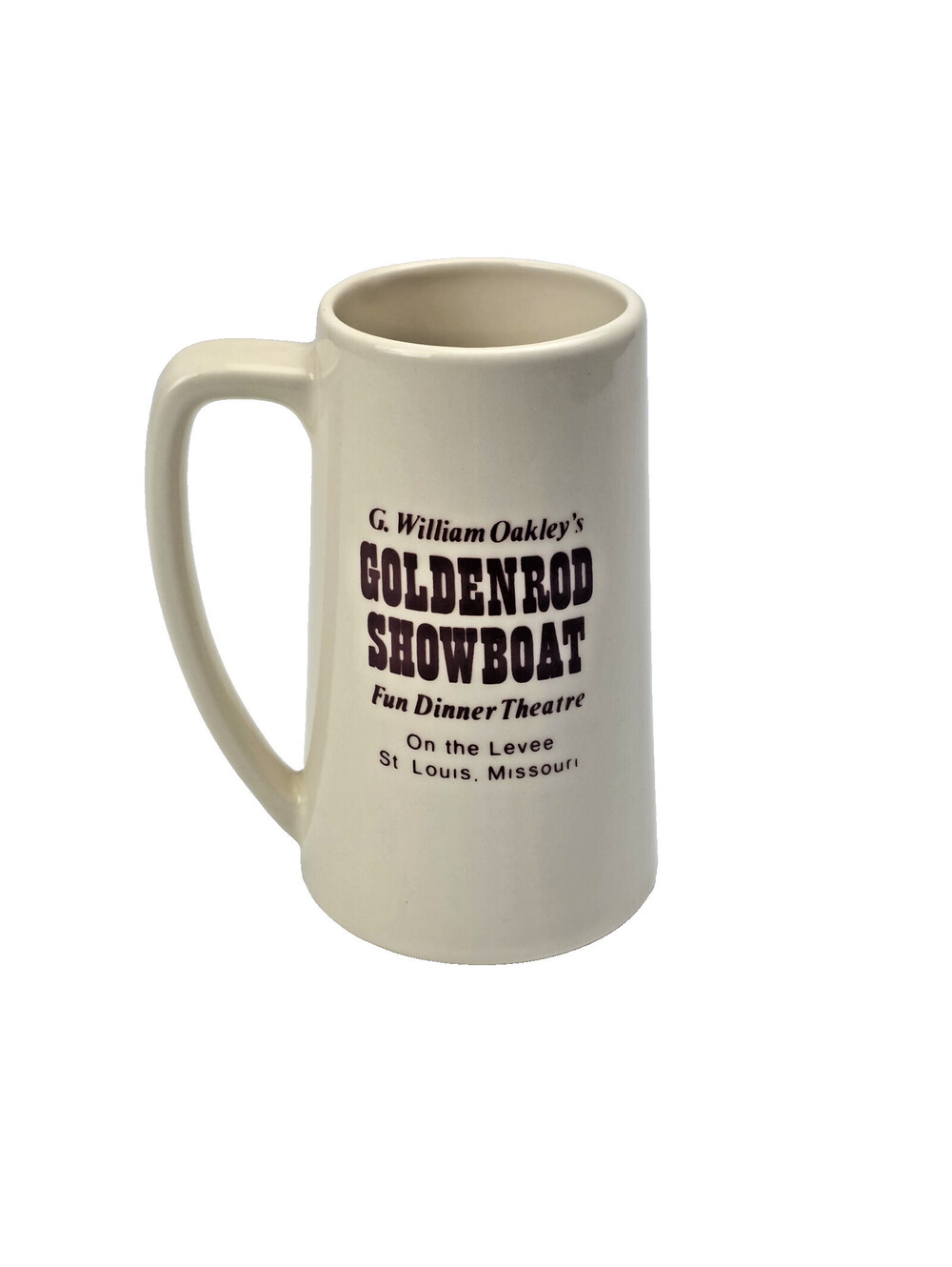 Vtg Souvenir Goldenrod Fun Dinner Theatre Showboat On the St. Louis Levee Mug